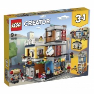 Конструктор LEGO Creator 31097: Зоомагазин и кафе в центре города
