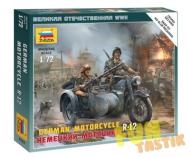 Сборная модель Немецкий мотоцикл R-12, 1:72