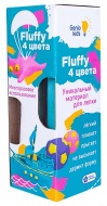 Воздушный пластилин Genio Kids "Fluffy" 4 цвета, 80 гр