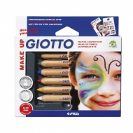 Набор карандашей для грима GIOTTO "Классические цвета" 6 шт.