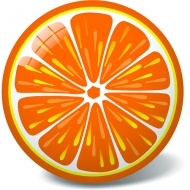 Мяч "Апельсины", 23 см