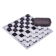 Шашки Наша игрушка деревянные с доской (европодвес)