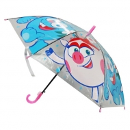 Зонт детский "Смешарики" прозрачный, 50 см