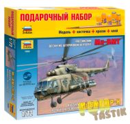 Подарочный набор.Российский десантно-штурмовой вертолет Ми-8МТ  1:72