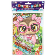 Набор для детского творчества МУЛЬТИ АРТ Аппликация "Сова" из страз