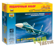 Подарочный набор Советский истребитель завоевания превосходства в воздухе Су-27 1:72