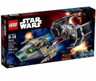 Конструктор LEGO Star Wars 75150: Усовершенствованный истребитель TIE Дарта Вейдера против Звёздного истребителя A-Wing