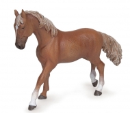 Коллекционная фигурка PAPO. Рыжая верховая лошадь.