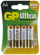 Батарейка GP LR6 ULTRA ALKALINE 15AU-2UE4 тип АА