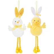 Декорация пасхальная ЗОЛОТАЯ СКАЗКА "Зайчик", 20 см, в ассортименте