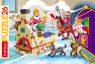 Пазл картонный HATBER "По щучьему велению", 26 элементов