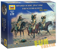 Сборная модель Французские драгуны 1812-1814 масштаб 1:72