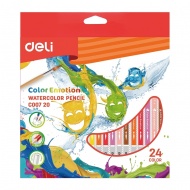 Набор цветных акварельных карандашей "Color Emotion", 24 цв. в картонной упаковке