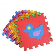Игрушка детская развивающий коврик-пазл "Животные"