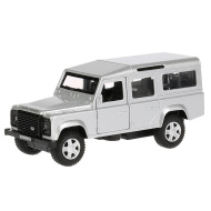 Машинка металлическая ТЕХНОПАРК "LAND ROVER DEFENDER", серебристая, 12см