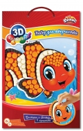 Набор для детского творчества "Мозаика из пластилина: Рыбка-клоун"