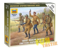 Сборная модель Советская кадровая пехота 1941-1942, 1:72