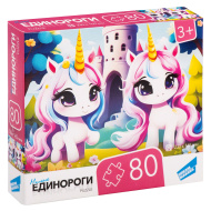 Пазлы детские Dream Makers "80 Единороги 2", 80 элементов