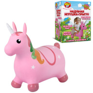 Попрыгун надувной JOLLY JOT "Единорог" с насосом