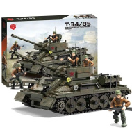 Конструктор Qunxing Toys "Военная техника", 854 детали