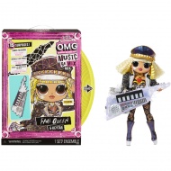 Кукла LOL Surprise OMG Music Remix Rock "Fame Queen" и клавитара