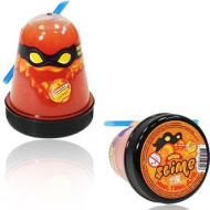 Игрушка-лизун "Slime Ninja" оранжевый (меняет цвет на желтый)