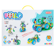 Конструктор MAYA TOYS 10 в 1 "Техника", 113 деталей (электромеханический)