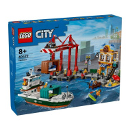 Конструктор LEGO City 60422: Приморская гавань с грузовым судном
