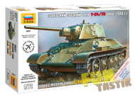 Сборная модель Советский средний танк Т-34/76 модель 1943 г. масштаб 1:72