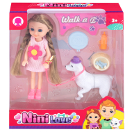 Игровой набор YANAA TOYS "Кукла Лили с собачкой"