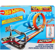 Портативный трек Hot Wheels "Двойная петля"