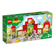 Конструктор LEGO DUPLO 10952: Фермерский трактор, домик и животные