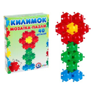 Игра детская настольная " Коврик: Мозаика-пазлы"