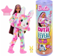 Кукла с питомцем Barbie, серия "Плюшевый костюм" - Цветной кролик
