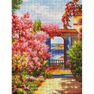 Мозаичная картина на подрамнике "Летнее спокойствие", 30х40 см
