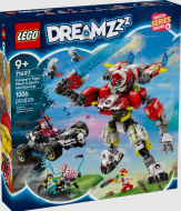 Конструктор LEGO DREAMZzz 71497: Робот-тигр Купера и Хот-род авто Зеро
