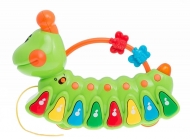 Развивающая музыкальная игрушка "Веселая гусеница"