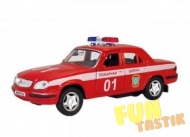 Коллекционная машинка "ГАЗ-31105 Волга" пожарная охрана 1:43