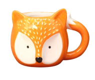 Кружка керамическая I LIKE GIFT «Cute fox», 370 мл