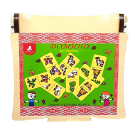 Развивающая деревянная игра "Домино"