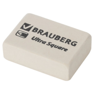 Ластик BRAUBERG "Ultra Square", белый