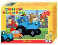 Пазлы Step Puzzle "Синий трактор", 54 элемента