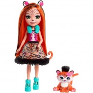 Кукла Тигрица Тэнзи серии "Enchantimals" Tanzie Tiger с питомцем (15 см)