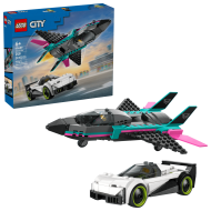Конструктор LEGO City 60489: Самолет против машины
