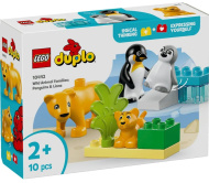 Конструктор LEGO DUPLO 10442: Семейства диких животных: Пингвины и Львы