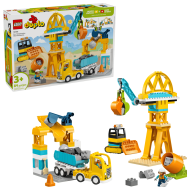 Конструктор LEGO DUPLO 10476: Строительная площадка с автомобилями 3 в 1