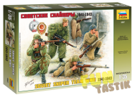 Советские снайперы 1941-1943 масштаб 1:35
