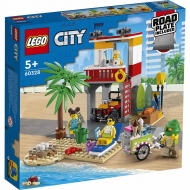 Конструктор LEGO City 60328: Пост спасателей на пляже