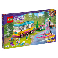 Конструктор LEGO Friends 41681: Лесной дом на колесах и парусная лодка
