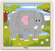 Игра детская настольная "Пазл "Слон"
